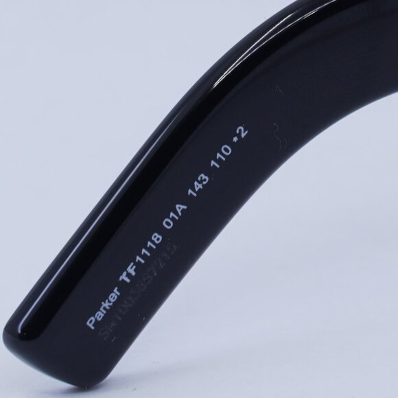 Tom Ford Parker FT1118 01A Sunglasses Black Shield Frame, Smoke Lenses main image 9